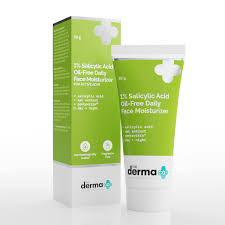The Derma Co 1% Salicylic Acid Oil-Free Face Moisturizer (50 g)